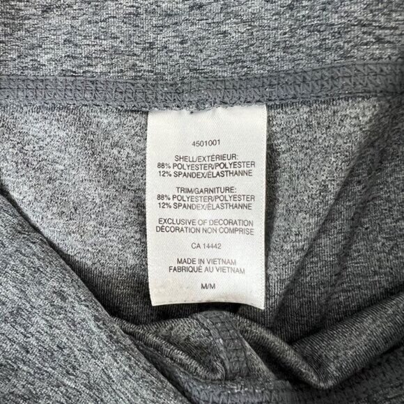 Mondetta Women's Medium Grey Vented Ankle Athletic Leggings Athleisure Stretch - Picture 8 of 10